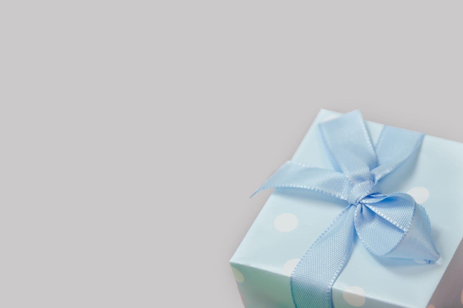 Wrapped gifts prepared for a baby shower